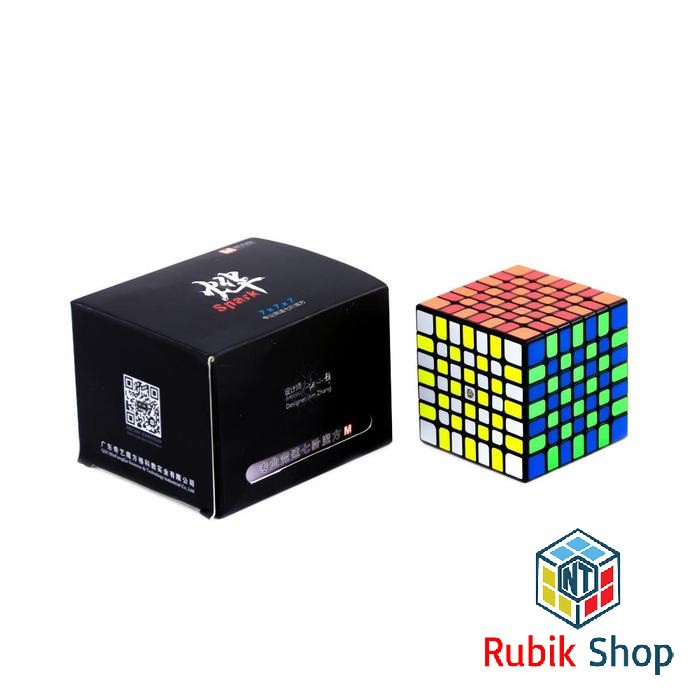 Rubik 7x7 - QiYi X-Man Design Spark 7x7x7 Stickerless/ Black (Có Nam Châm)