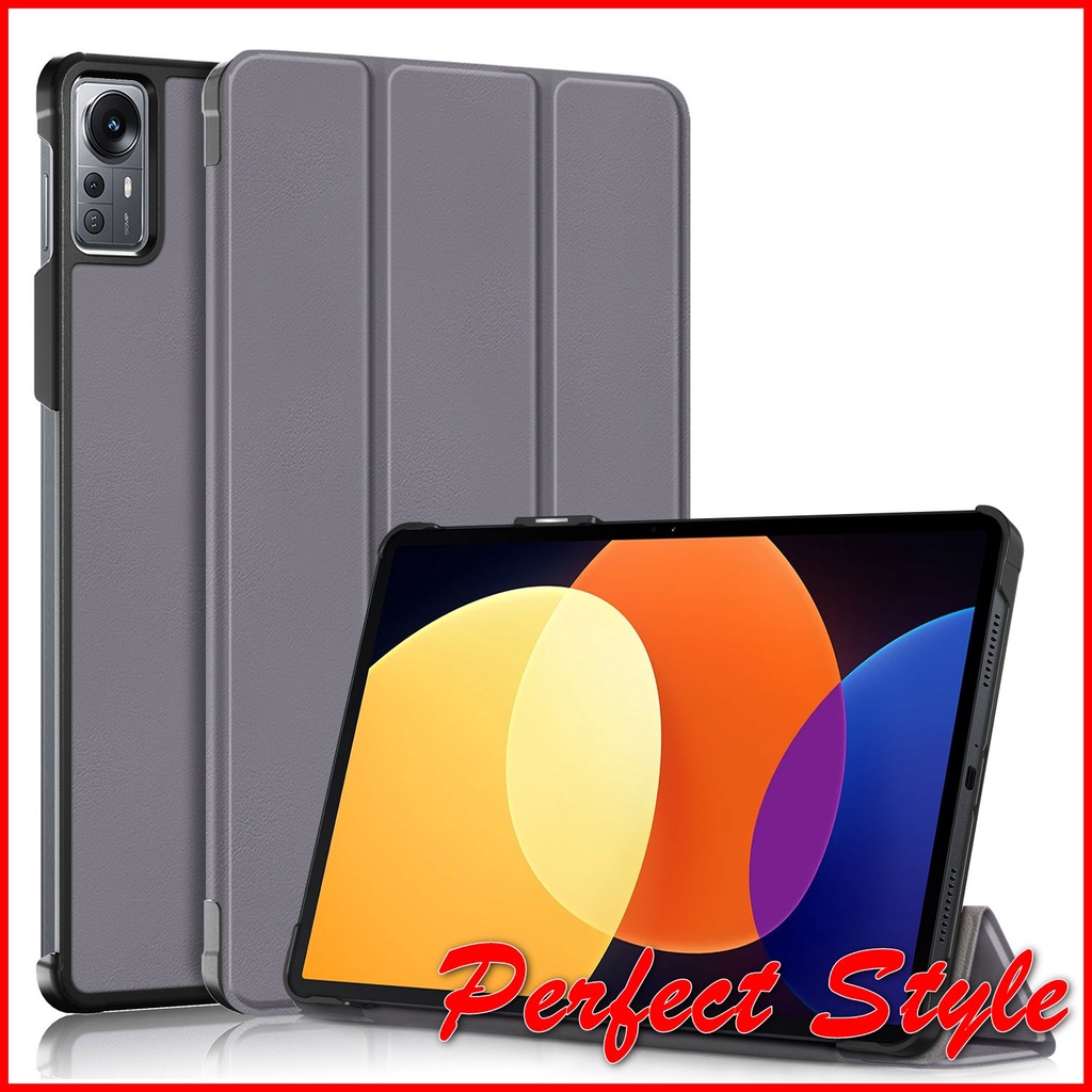 Bao Da Xiaomi Mi Pad 5 pro 12.4 Mipad 5 pro 12.4 Nắp Gập giá đỡ Từ Tính Chống Dấu Vân Tay