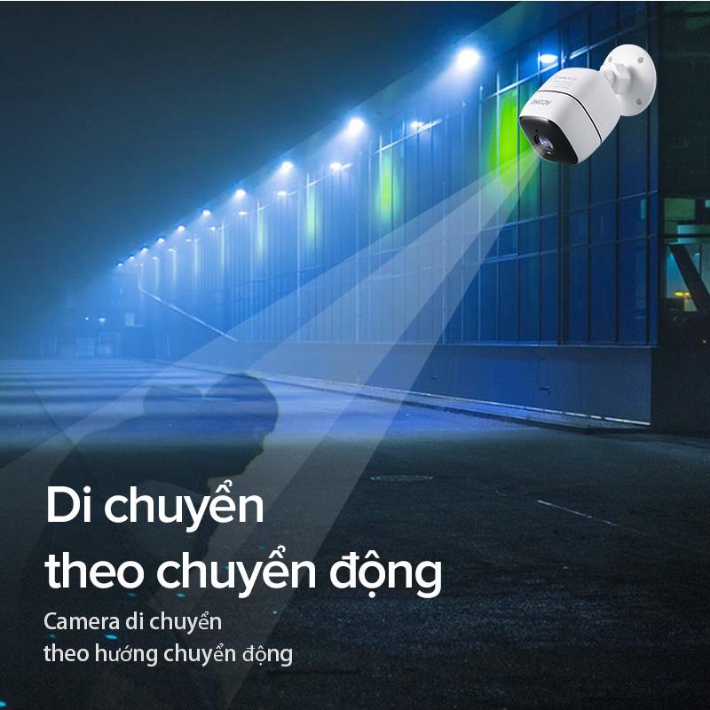 Camera WIFI thông minh ngoài trời ACOME APC04 độ phân giải full HD 1080P - Bảo hành chính hãng