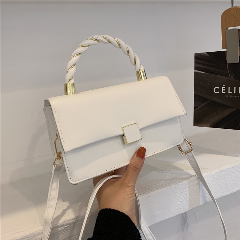 Túi đeo chéo dáng vuông nhỏ thời trang mùa hè phong cách Hàn Quốc dành cho nữ 2021