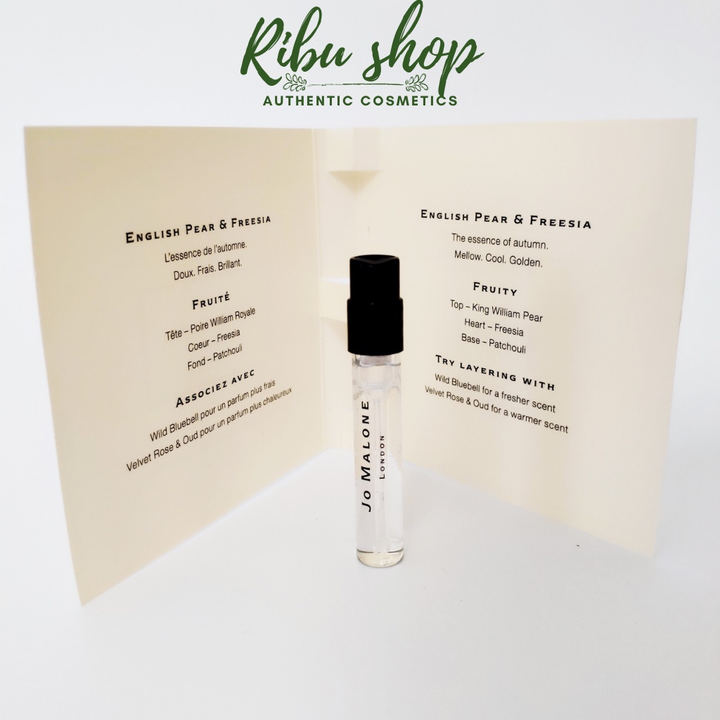 Mẫu thử nước hoa Jo Malone vial 1.5ml tách set Sephora - Ribu shop