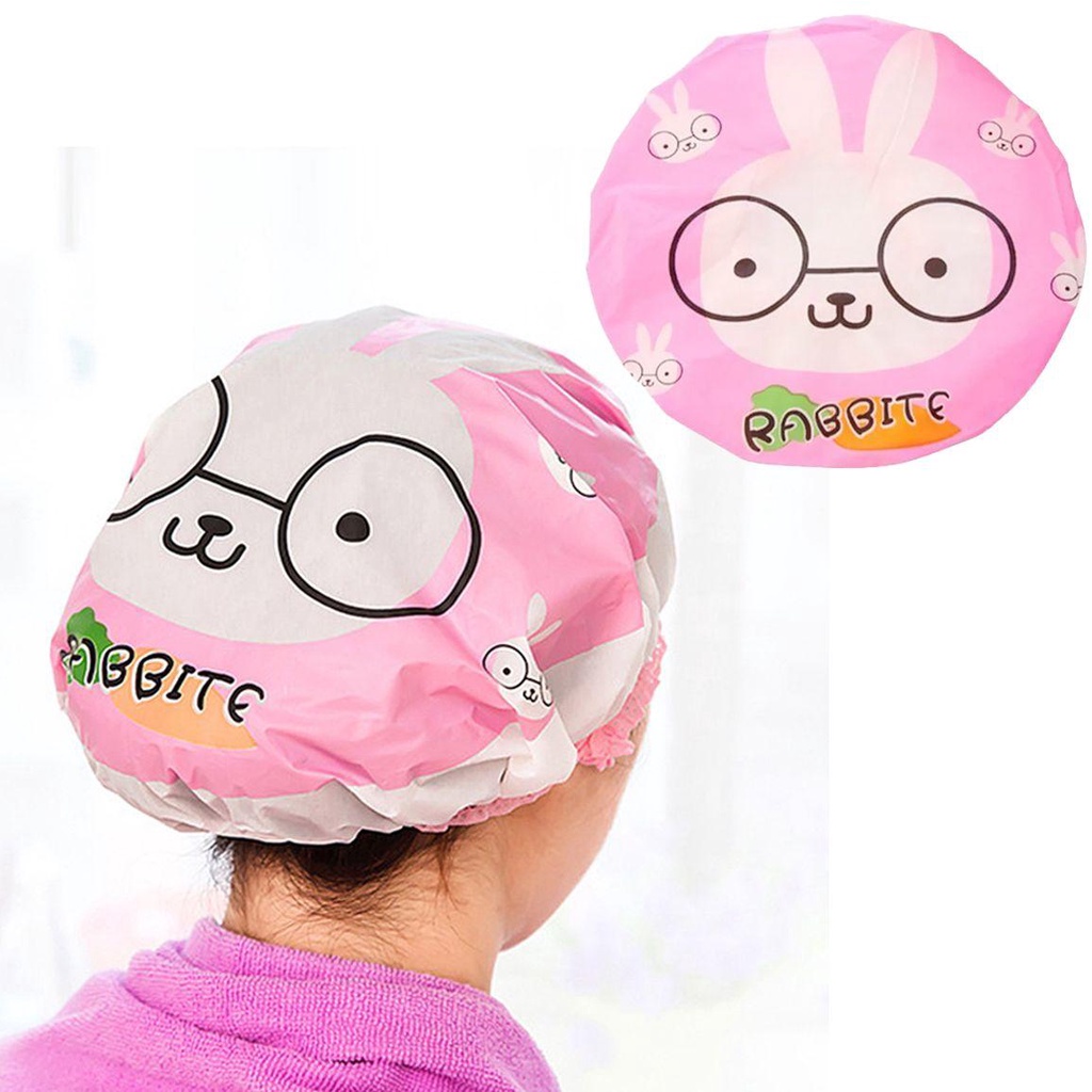 Mũ Trùm Đầu Làm Khô Tóc Nhanh Chóng Kiểu Hoạt Hình Nhiều Kiểu Dáng Thời Trang