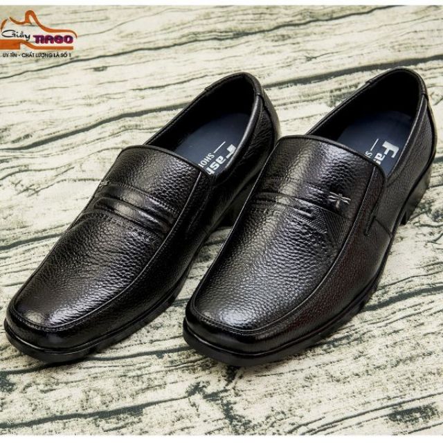 Giày lười nam trung tuổi cao cấp cam kết bảo hành 2 năm