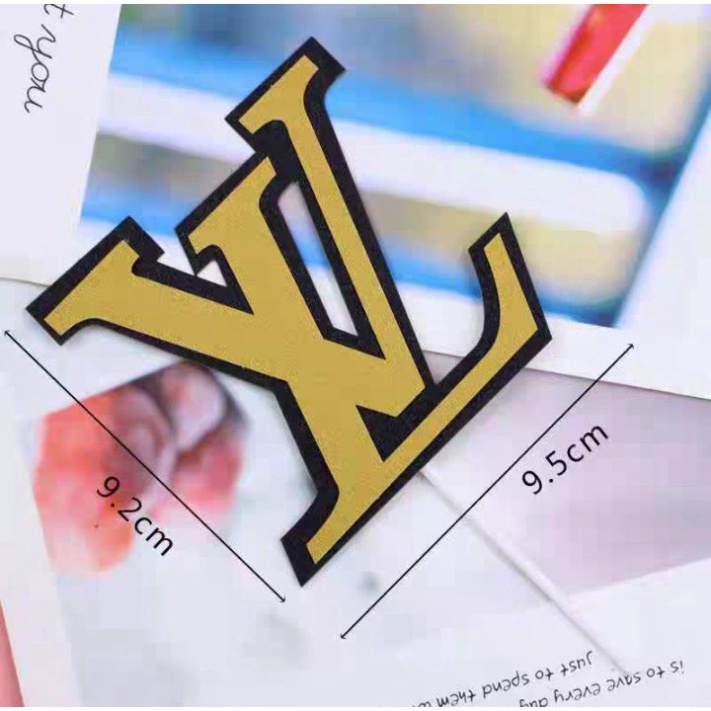 đồ cắm trang trí bánh kem [FREESHIP❤️] set cắm LV và Chanel