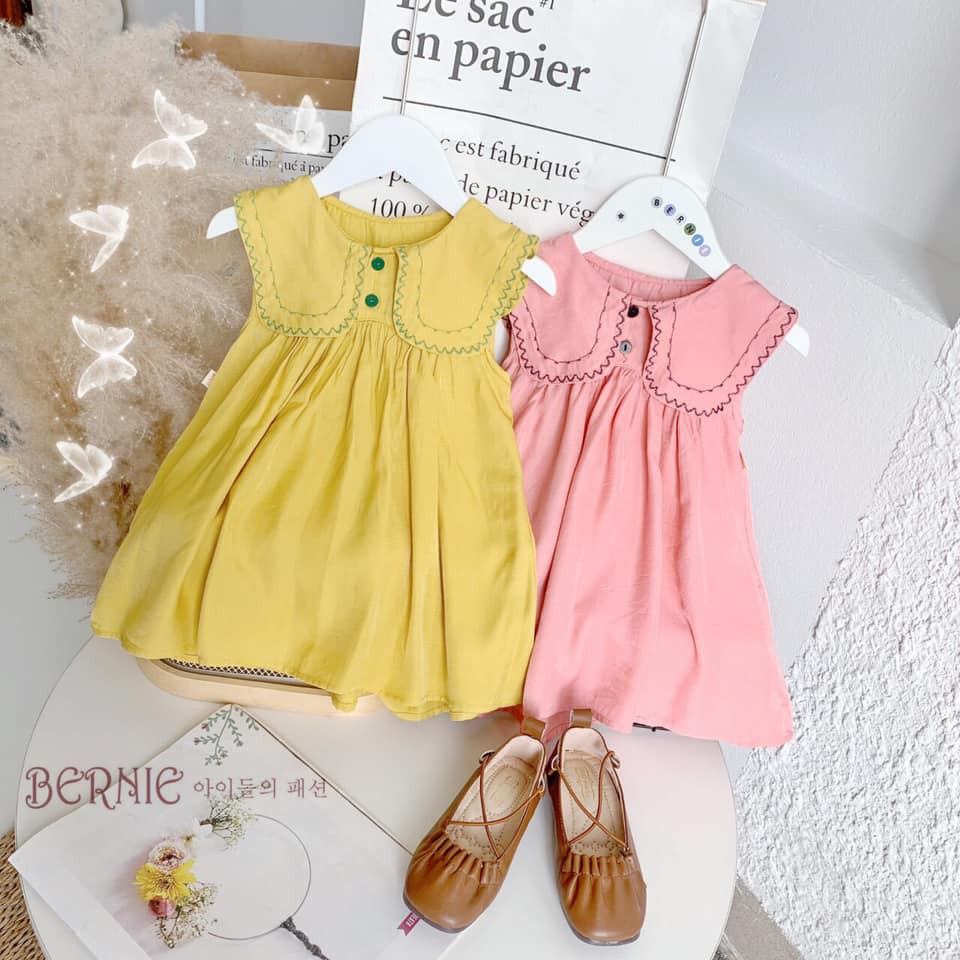 Váy đũi hàn quốc cổ thủy thủ cho bé