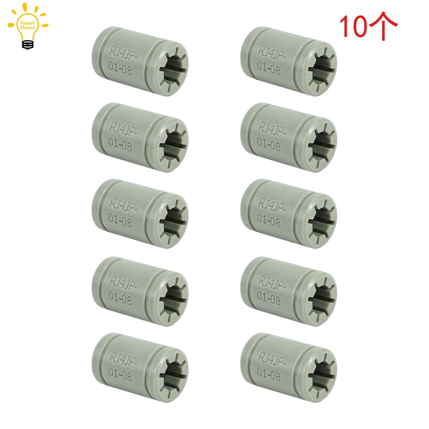 10 Bạc Đạn 8mm Rj4Jp-01-08 Cho Máy In 3d Anet A8 Prusa I3