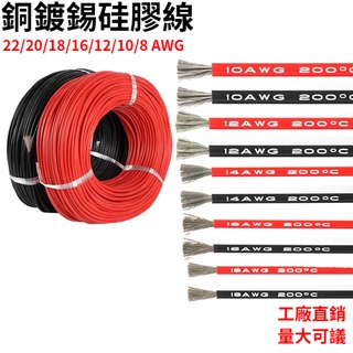 Dây Silicone Mềm Chịu Nhiệt Độ Cao 22 / 20 / 18 / 16 / 12 / 10AWG
