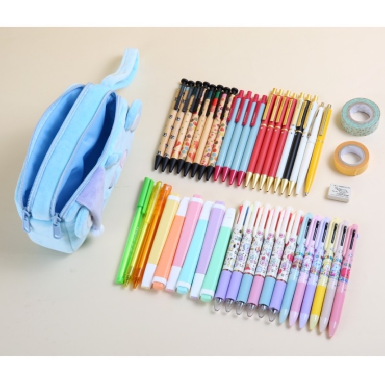 MONOPOLY X LINE FRIENDS BT21 BABY DOLL PEN POUCH  HỘP BÚT HÌNH BT21 BẢN PARTY