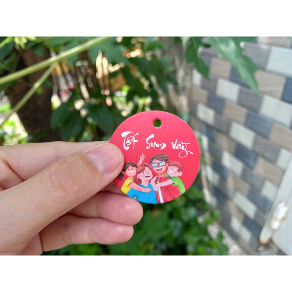 100 cái - Tag giấy  thank you dùng trang trí hộp quà tặng mùa lễ tết