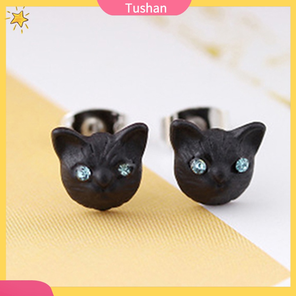 Đôi hoa tai hình chú mèo ngộ nghĩnh dành cho nữ