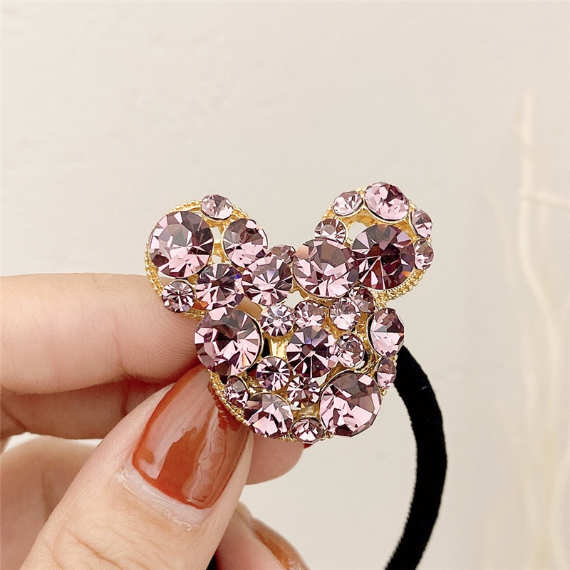 Toàn Bộ Dây Buộc Tóc Đính Đá Lấp Lánh Sang Trọng Cho Nữ