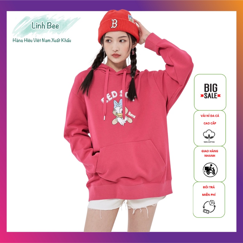 SALE Áo khoác nỉ  hoodie MLB unisex Ulzzang, áo nỉ nữ from rộng Hot trend Thu Đông siêu đẹp phù hợp đi chơi dạo phố