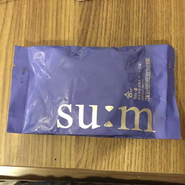 Lõi có bông phấn Phấn nước SUM:37 Trang điểm Air Rising TF Glow Cover Metal Cushion