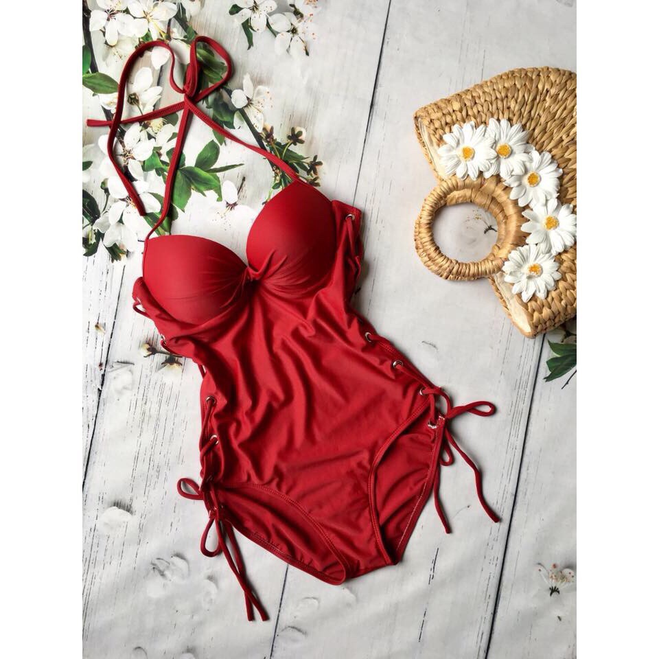 Bikini liền thân đan eo nhiều màu( kèm ảnh khách mặc)