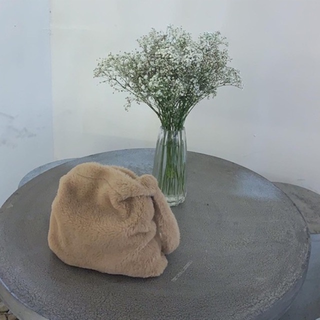 Túi tote lông đeo một bên Hàn Quốc