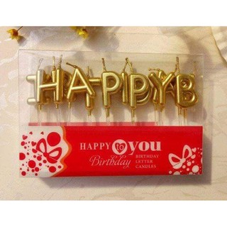 Nến Happy birth day nhủ