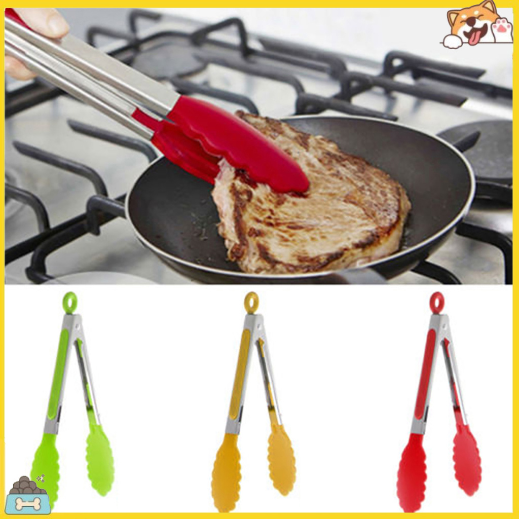 Kẹp gắp thực phẩm bằng thép không gỉ sử dụng trong nhà bếp