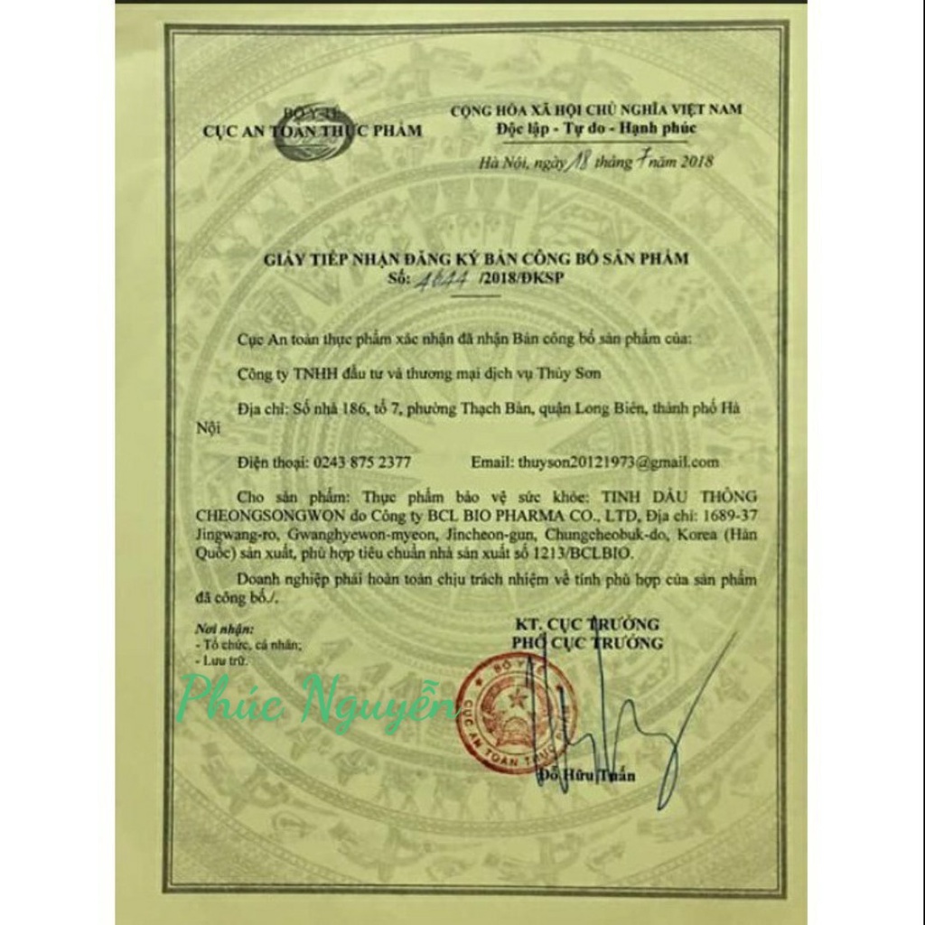 Tinh Dầu Thông Đỏ Kwangdong Hàn Quốc Hộp 120 Viên, Điều Hoà Huyếp Áp Phòng Ngừa Tai Biến Và Tiểu Đường