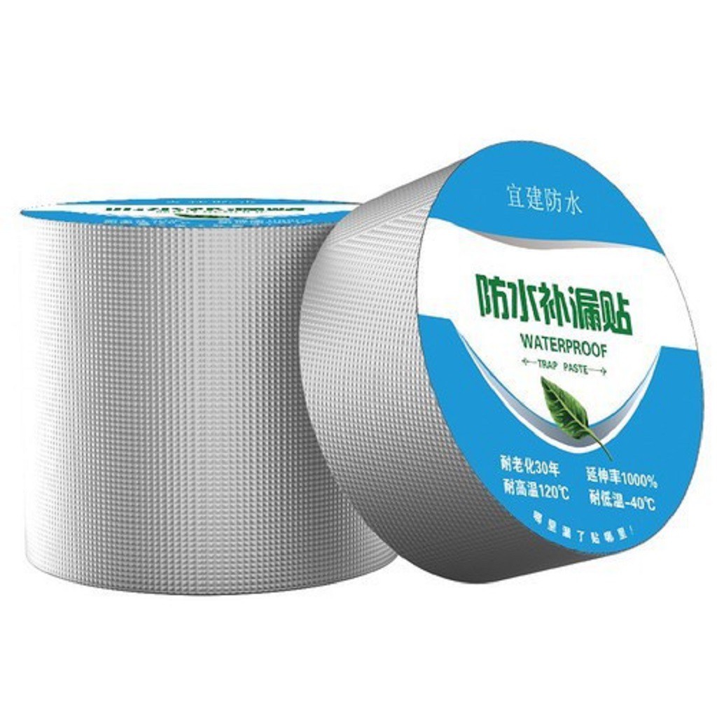 Băng Dính Chống Thấm Siêu Dính, Băng Keo Chống Thấm Khổ Lớn Nhật Bản 10cm x 5m