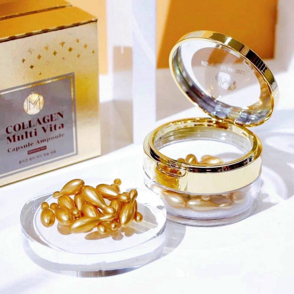 Viên collagen tươi Multi Vita Hàn Quốc Hộp 38 viên