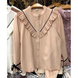 Áo sơ mi chiffon style tiểu thư
