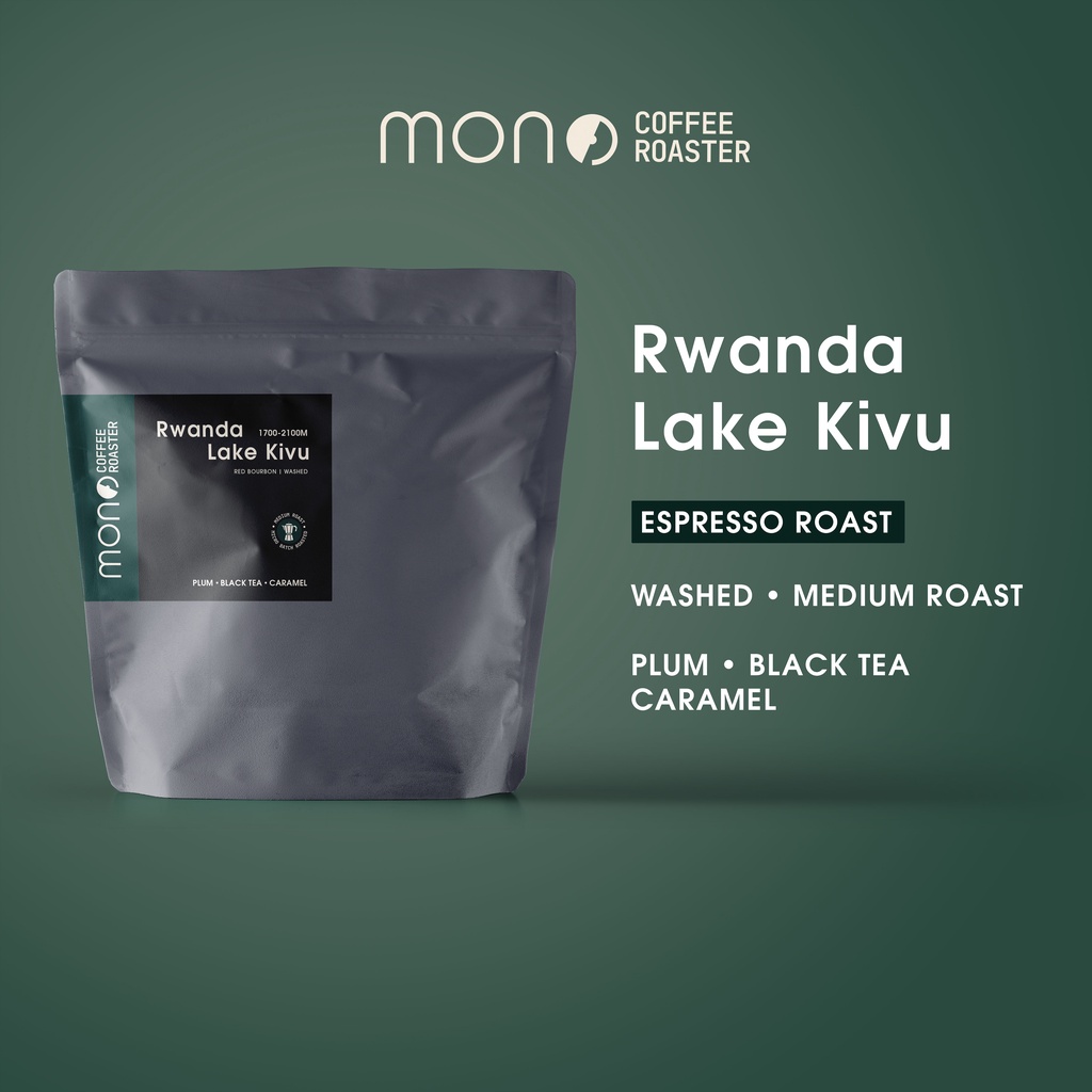Cà phê Espresso Rwanda Lake Kivu G1 - Cà phê hạt rang xay MONO Coffee Roaster