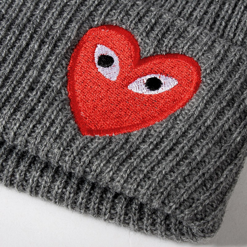 Thời Trang Mũ beanie Dệt Kim Hình Đôi Mắt Trái Tim Đơn Giản Phong Cách hip hop Cho Bé