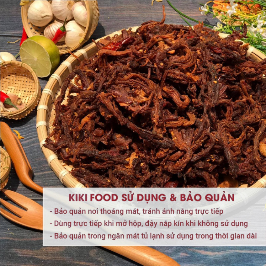 [Mã GROXUAN1 giảm 8% đơn 150K] Khô heo cháy tỏi 300G KIKIFOOD thơm ngon, đồ ăn vặt Việt Nam an toàn vệ sinh thực phẩm | BigBuy360 - bigbuy360.vn