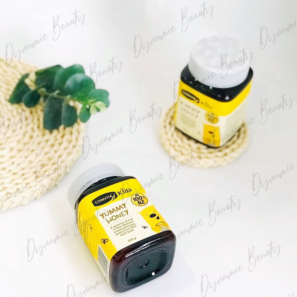 [Hàng chuẩn Úc] Mật ong dành cho trẻ em Comvita kids yummy honey 100% NZ 500g cho bé từ 1 tuổi của Úc