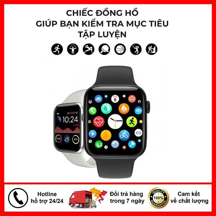 Đồng hồ thông minh T500 Plus kiểu dáng Apple watch series 5, bản nâng cấp, chống nước