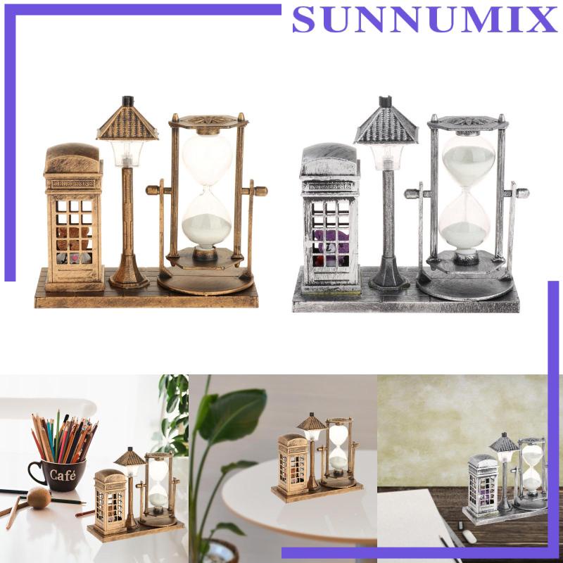 Đồng Hồ Cát Thủy Tinh Để Bàn Phong Cách Vintage