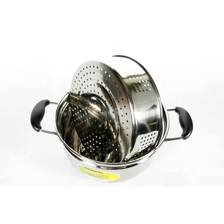 Nồi hấp inox Steam Cooker đun bếp từ (Các cỡ 20cm-32cm)