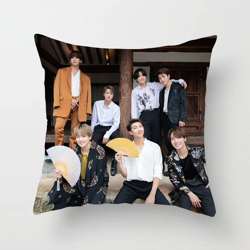 Áo Gối Khổ Vuông 45x45cm In Hình Nhóm Nhạc Bigbang