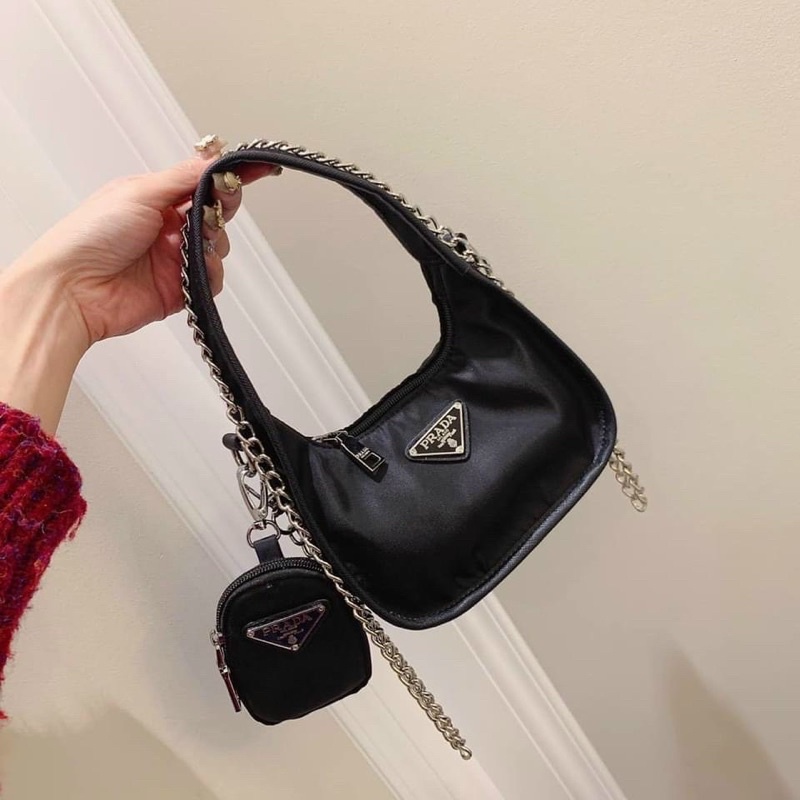 set 2 kẹp nách prada size 20cm🚛Freeship🚛