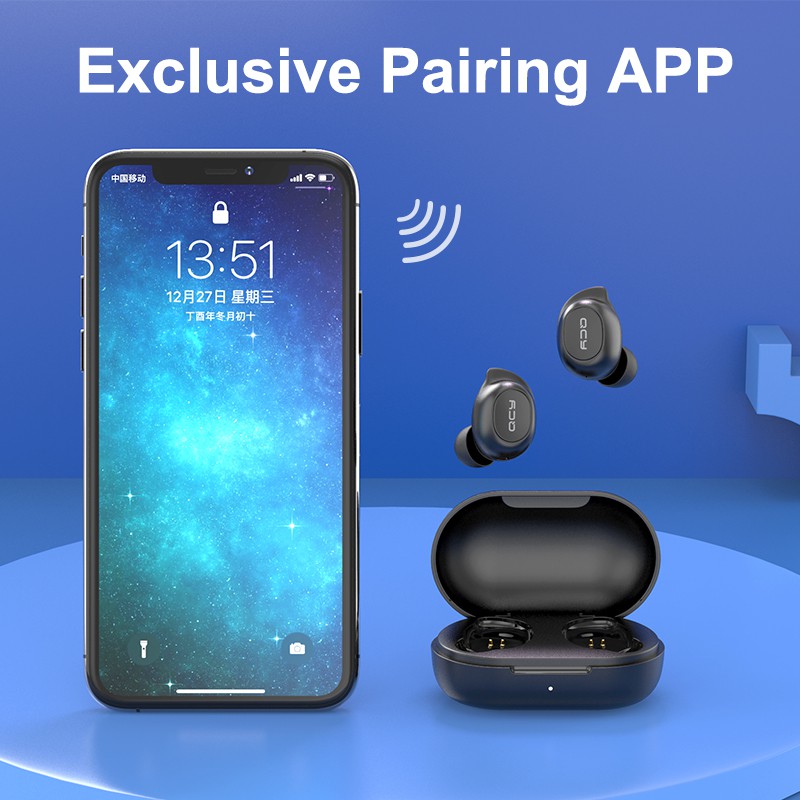 Tai Nghe Không Dây QCY T9 TWS Bluetooth 5.0 Giảm Tiếng Ồn Hỗ Trợ App Có Mic | BigBuy360 - bigbuy360.vn