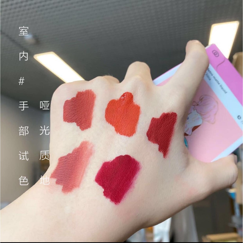 Sét 5 son cô gái Muge Leen Retro Matte Liquid bao thuốc | BigBuy360 - bigbuy360.vn