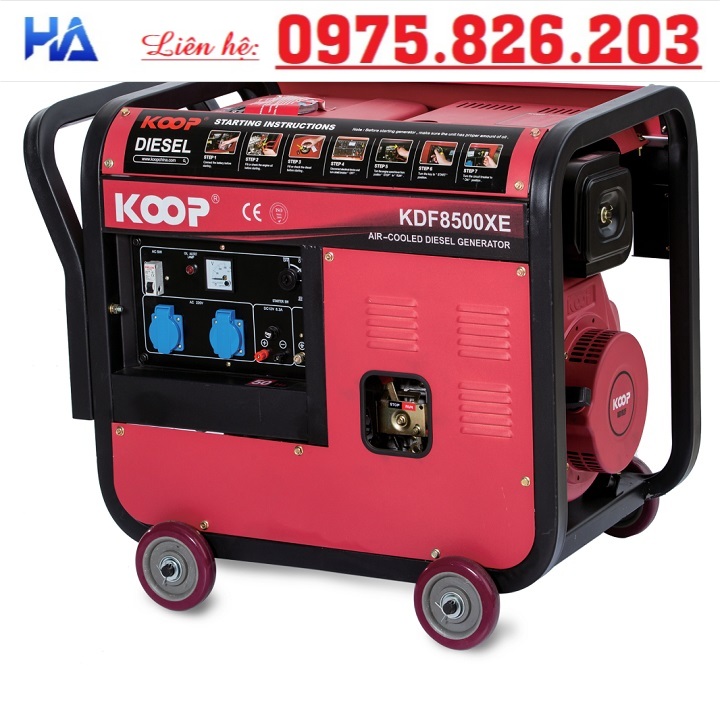 MÁY PHÁT ĐIỆN KOOP KDF8500XE