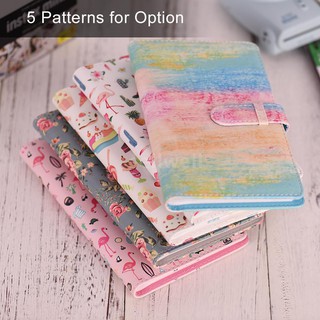 Album chứa được 96 ảnh thiết kế bìa da họa tiết đẹp mắt cho Fujifilm Instax Mini 9 8 7s 70