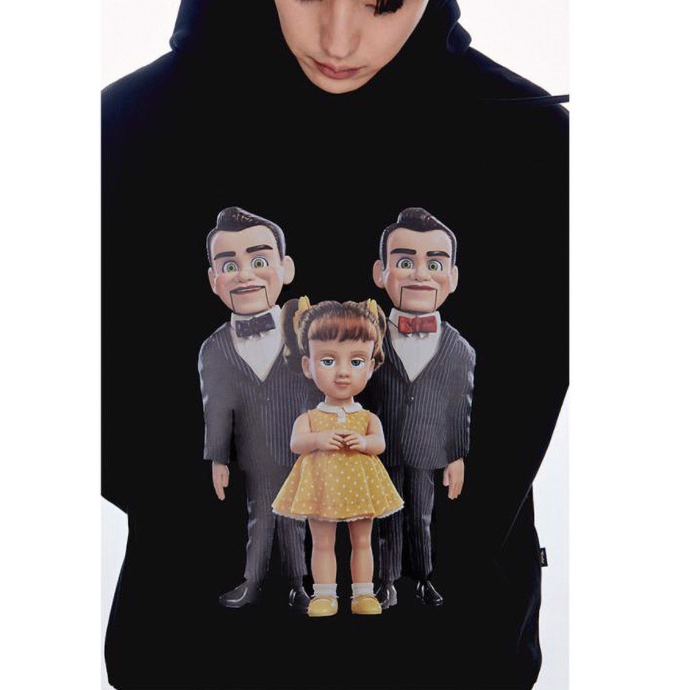 AO HODIE tay dài TOY STORY&amp;ADLV Gabby &amp; Besson HODIE cotton ( mũ hai lớp dày dặn)