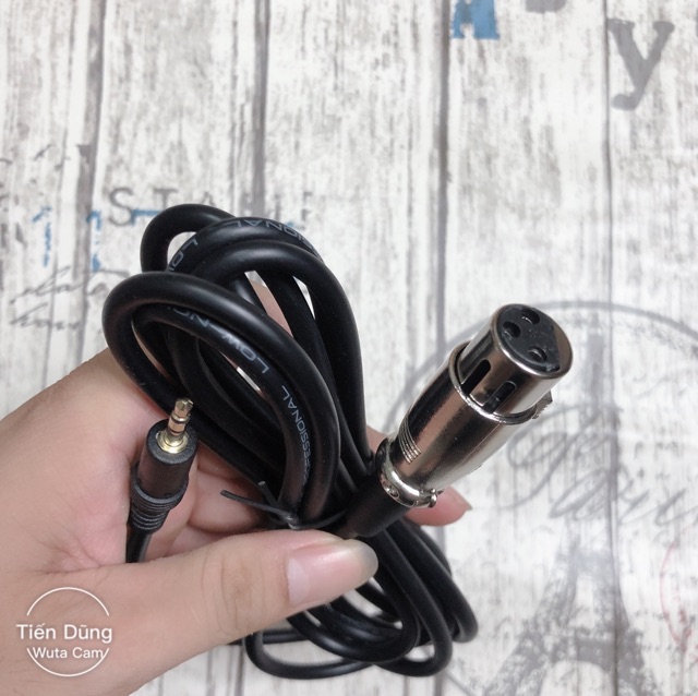 Dây mic thu âm dòng 2 đầu to và đầu to với đầu 3.5