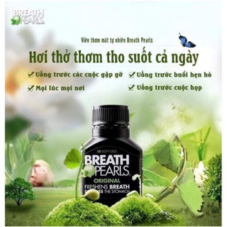 Viên U.ố.n.g thơm miệng Breath Pearls 50v