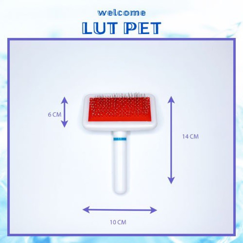 Lược chải lông chó mèo - lược gỡ rối lông - lược đánh bông lông chó mèo - lutpet