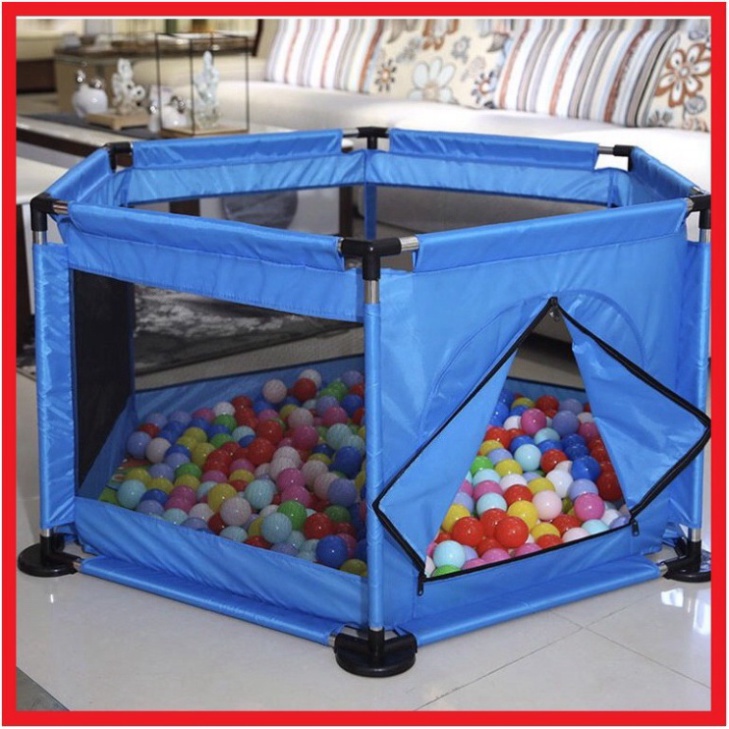 Quây cũi khung thép vải dù mẫu mơi cho bé 2020 Babyjoy Mart