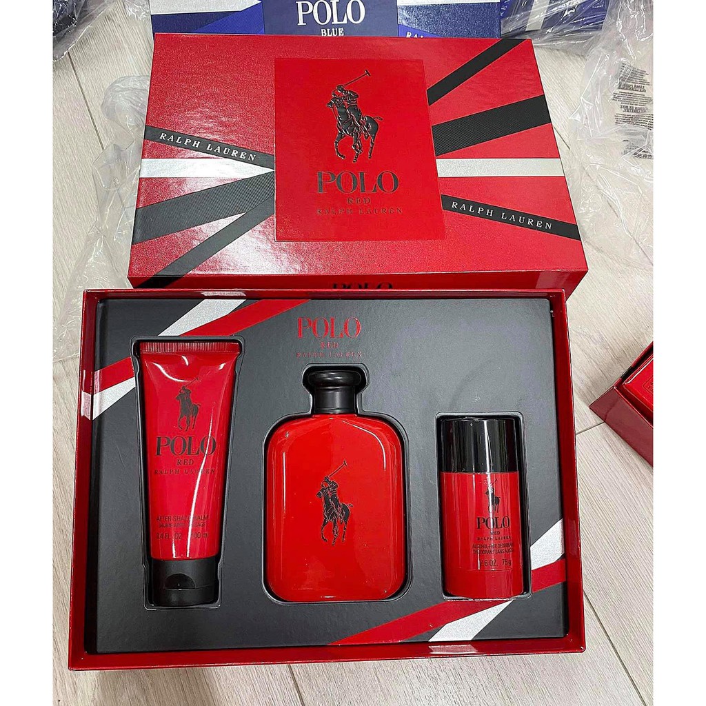 Set nước hoa Ralph Lauren Polo Red 3 món | Thế Giới Skin Care