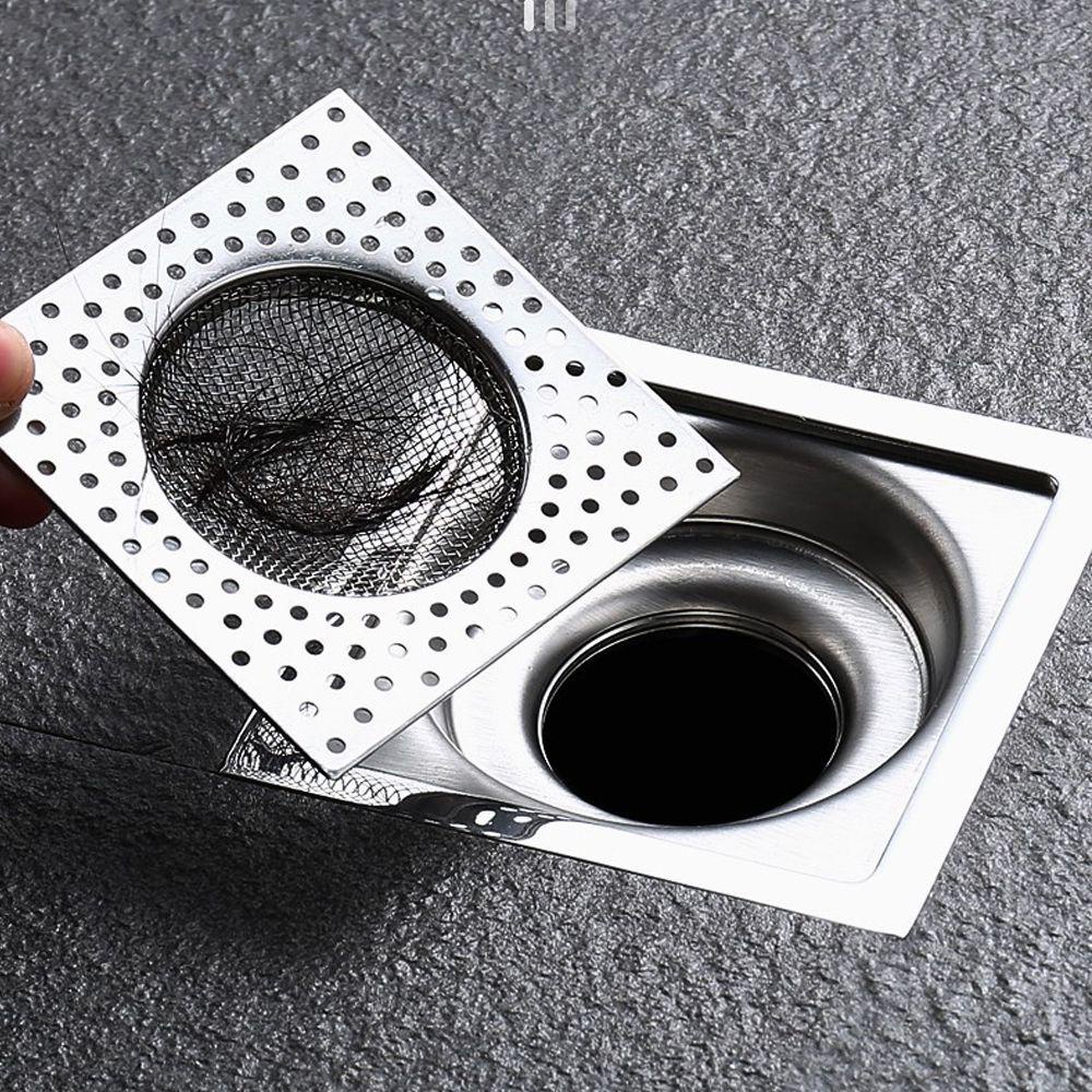 SUYO Nắp Lưới Thoát Nước Sàn Nhà Bằng Thép Không Gỉ Nâng Cấp Chống Rối Tóc