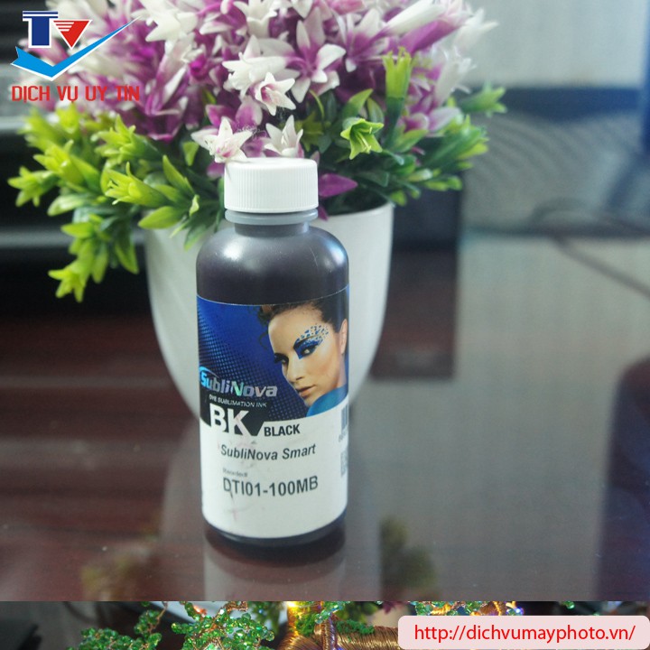 Mực in chuyển nhiệt inktec 100ml cho máy in phun màu Epson L805 L800 L1800 T60 1390 1430
