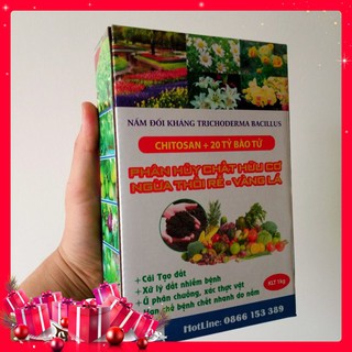 Nấm Đối Kháng Tricoderma Phân Hủy Chất Hữu Cơ , Ngừa Thối Rễ - Vàng Lá