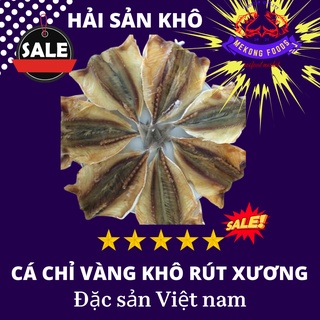 Khô cá chỉ vàng rút xương 1kg đặc sản khô Mekong Foods