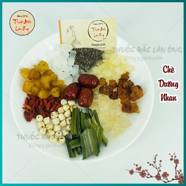 Chè Dưỡng Nhan Mix Sẵn Nấu 8-10 chai Giúp Giải Nhiệt Thanh Lọc Cơ Thể, Đẹp Da