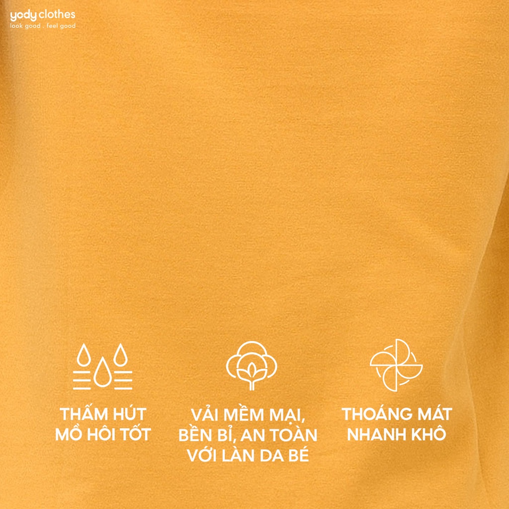Áo thun nữ in hình YODY vải cotton thoáng mát chũ Stay Positive - AR Collections TSN5324